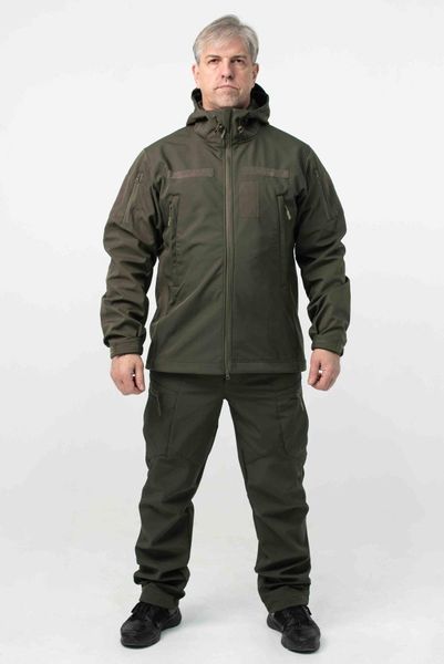 Куртка Soft Shell масло Military БАТАЛЫ 04997-5XL фото
