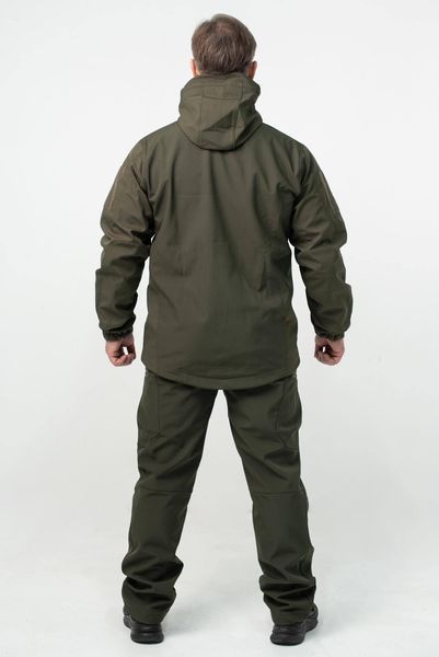 Куртка Soft Shell масло Military БАТАЛЫ 04997-5XL фото