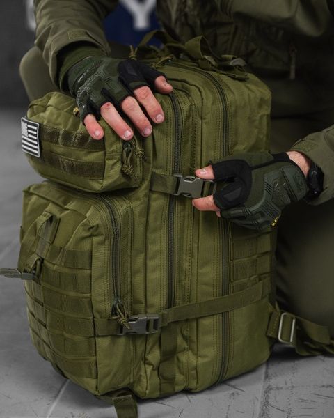 Рюкзак тактичний олива 45л 800D USA ВТ6386 52121 фото