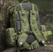 Тактический рюкзак Molle Assault 55л + (3 органайзера) Олива 6026-О фото 4