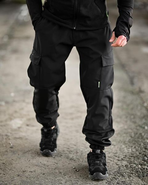 Тактичні штани джогери чорні ТР6455 94655 фото