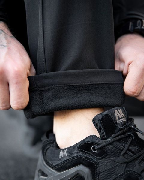 Міські тактичні штани XIMUS софтшел black ПП7981 93623 фото