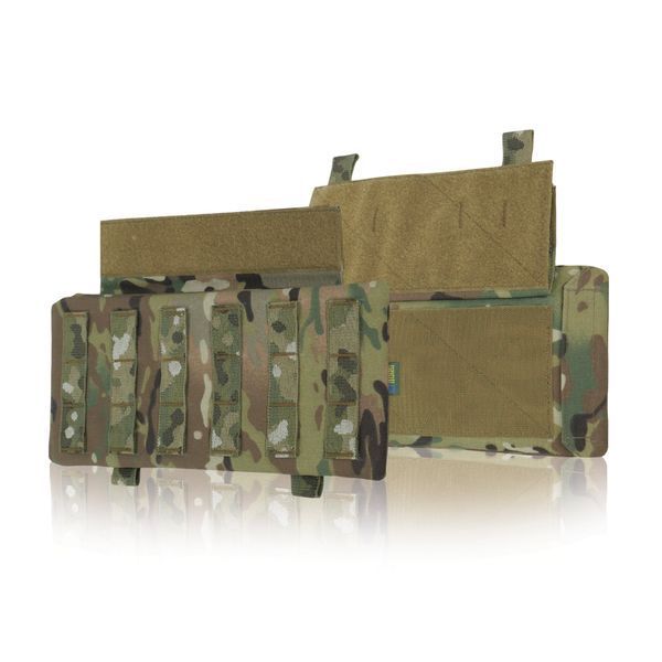 Захист попереку Kiborg GEN.2 + балістичний захист 2 класу Militex (Чорний Мультикам) 17049-2-К фото