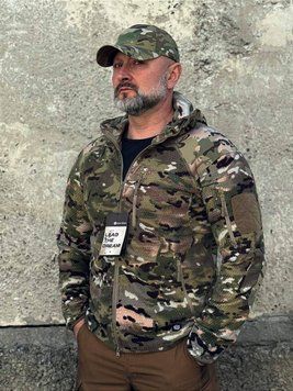 Кофта флісова *соти* *Han-Wild* Grid Fleece мультикам 04959-3XL фото