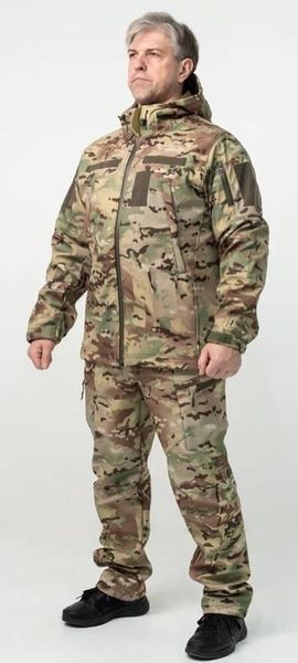 Куртка Soft Shell мультикам Military БАТАЛЫ 04996-5XL фото