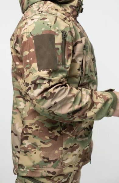 Куртка Soft Shell мультикам Military БАТАЛЫ 04996-5XL фото