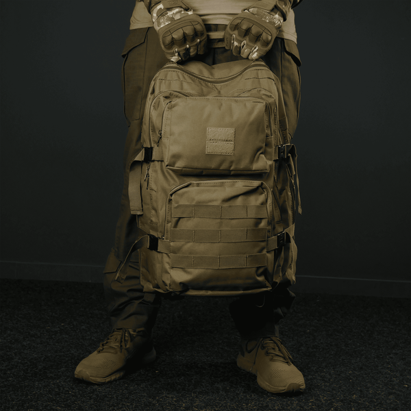 Рюкзак тактический 30 л с системой MOLLE койот (производство Украина) 6028 фото