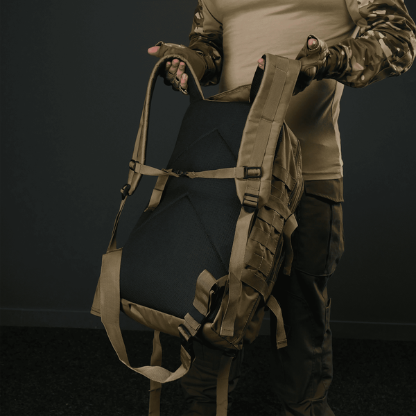 Рюкзак тактический 30 л с системой MOLLE койот (производство Украина) 6028 фото