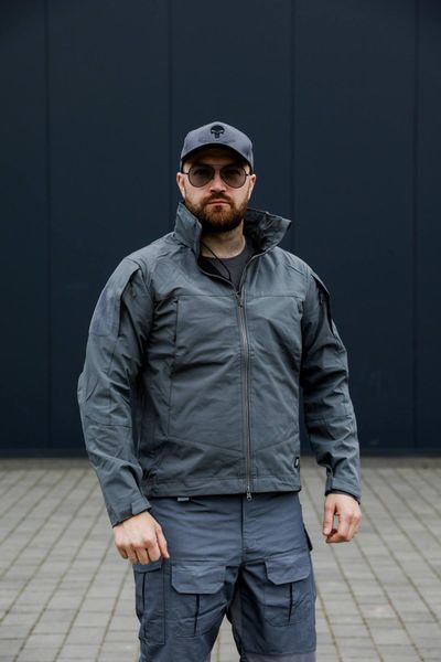 Тактична військова Сіра легка мембранна весняна куртка Han Wild 04467-XXXL фото