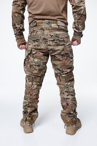 Тактично-польові штани з наколінниками KS-PRO Military, мультикам MTP 02581-60 фото