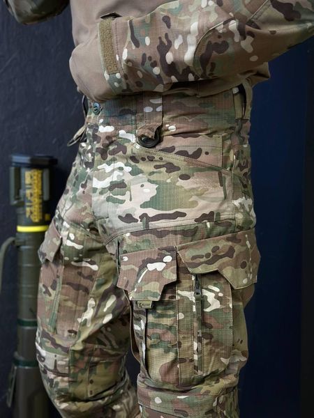 Тактично-польові штани з наколінниками KS-PRO Military, мультикам MTP 02581-60 фото