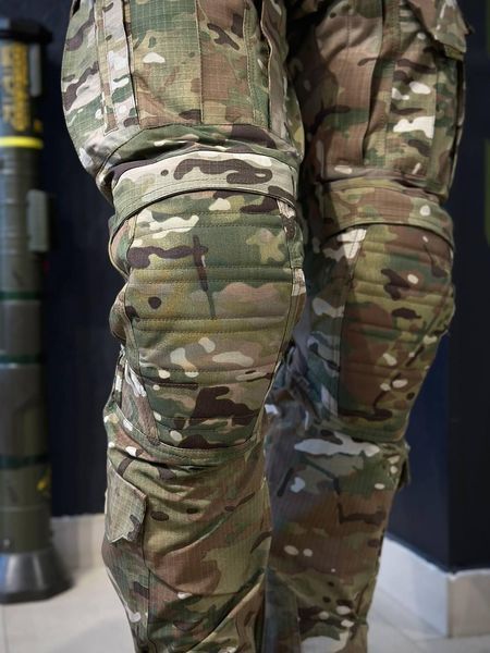 Тактично-польові штани з наколінниками KS-PRO Military, мультикам MTP 02581-60 фото