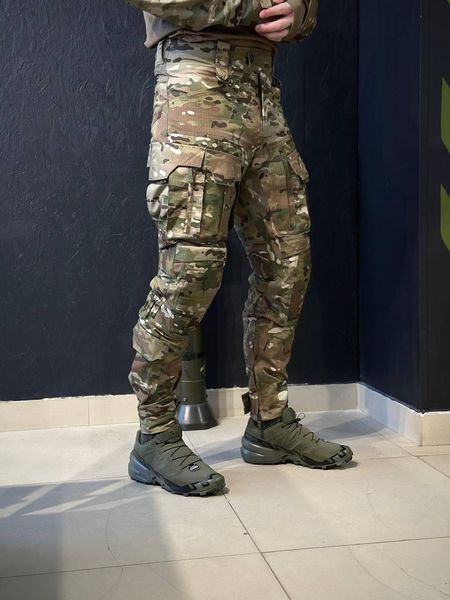 Тактично-польові штани з наколінниками KS-PRO Military, мультикам MTP 02581-60 фото
