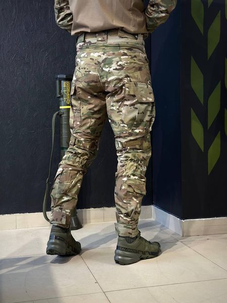 Тактично-польові штани з наколінниками KS-PRO Military, мультикам MTP 02581-60 фото