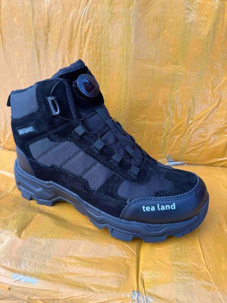 Ботінки Центральна Автошнурівка TEA Land Чорні Oxford 04458-46 фото