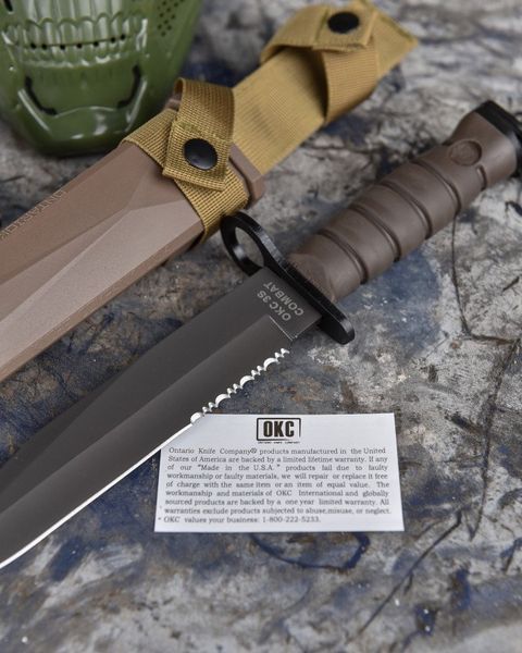 Ніж Combat OKC 3S coyot ВТ6823 85820 фото