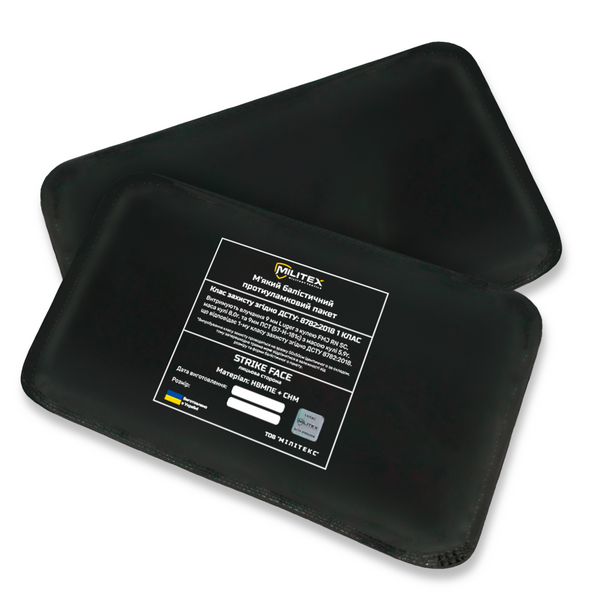 Баллистическая защита 1 класса для плитоноски Militex Pro Series (M-L) 29,5*14,7 см камербанд, 1 шт. 115533 фото