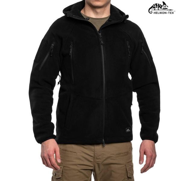 Флісова кофта Helikon Patriot Mk2 Hybrid Fleece - Black 03903-XXXL фото