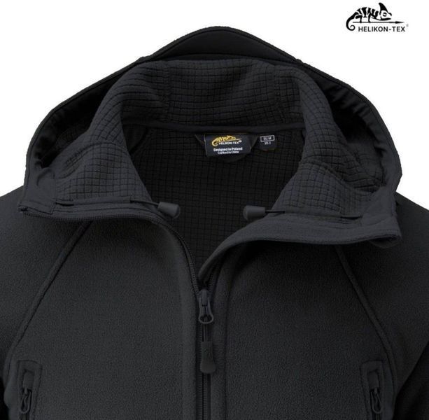 Флісова кофта Helikon Patriot Mk2 Hybrid Fleece - Black 03903-XXXL фото