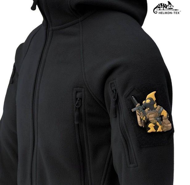 Флісова кофта Helikon Patriot Mk2 Hybrid Fleece - Black 03903-XXXL фото
