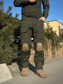 Тактичні Штани G3 з Наколінниками олива Military Olive 00794-3XL фото