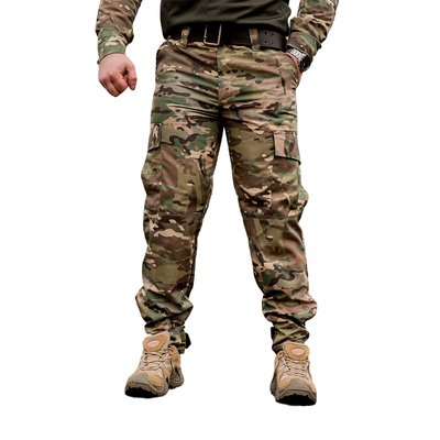 Тактичні військові штани Grifon мультикам ріп-стоп (вафелька) ЧСМ 01228451 фото