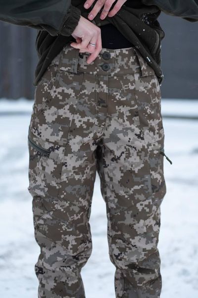 Штани жіночі піксель Soft Shell R Military + 02195-52 фото