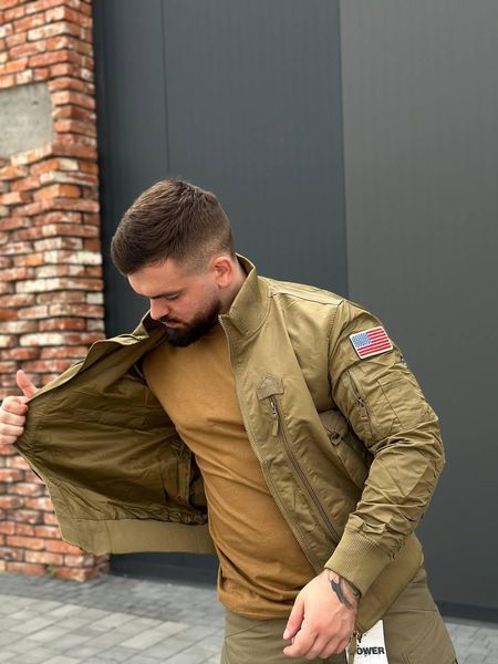Бомбер льотний койот AIR Forces Coyote 01659-4xl фото