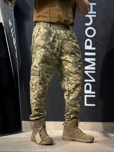 Штани Джогери РіпСтоп На Резинці Піксель Tactical мм14 01020-56 фото