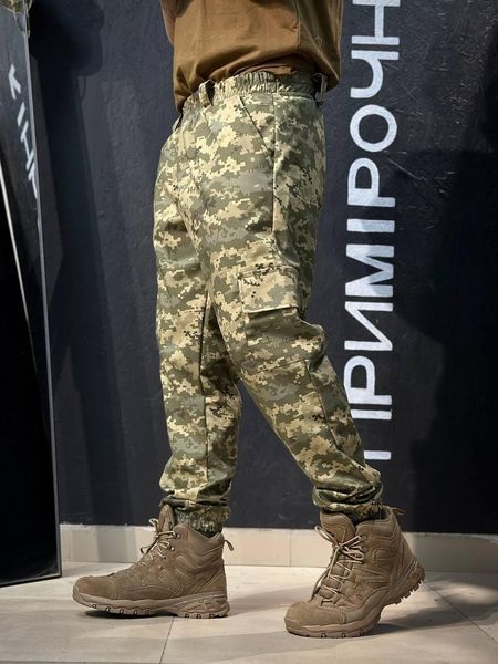 Штани Джогери РіпСтоп На Резинці Піксель Tactical мм14 01020-56 фото