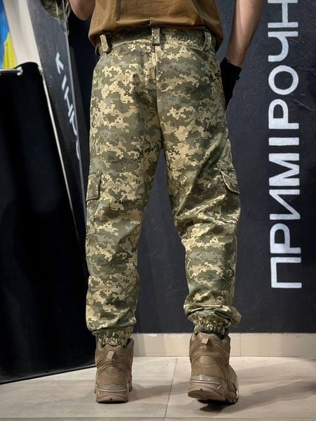 Штани Джогери РіпСтоп На Резинці Піксель Tactical мм14 01020-56 фото