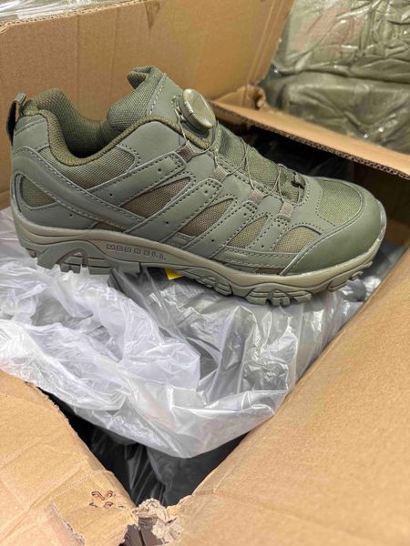 Кросівки на автошнурівці MERRELL Olive 04484-45 фото
