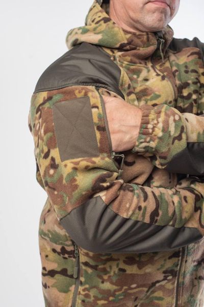 Кофта мікрофліс Мультикам з капюшоном G10 Military 03991-3XL фото