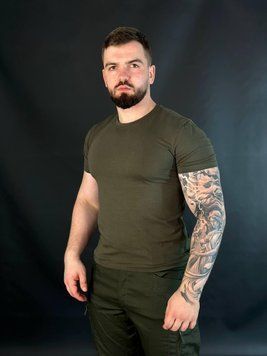 Футболка Олива Стрейч Military 00979-60 фото