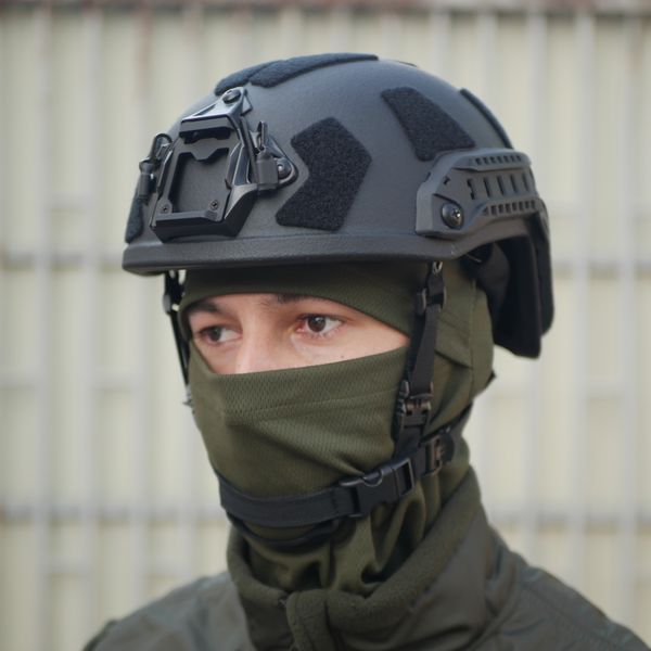 Баллистический шлем Черный (L) FAST PE GEN III AGGRESSIVE 7150-L фото