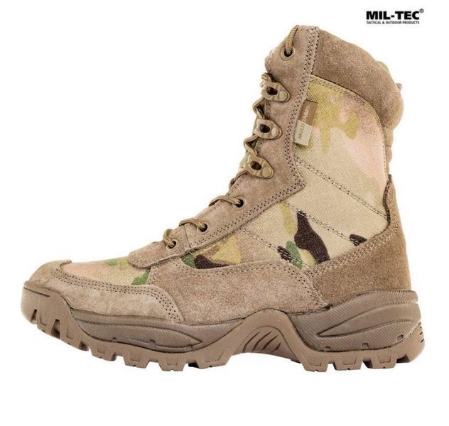 Черевики Mil-Tec Teesar Tactical One Zip - MultiCam 03937-46 фото