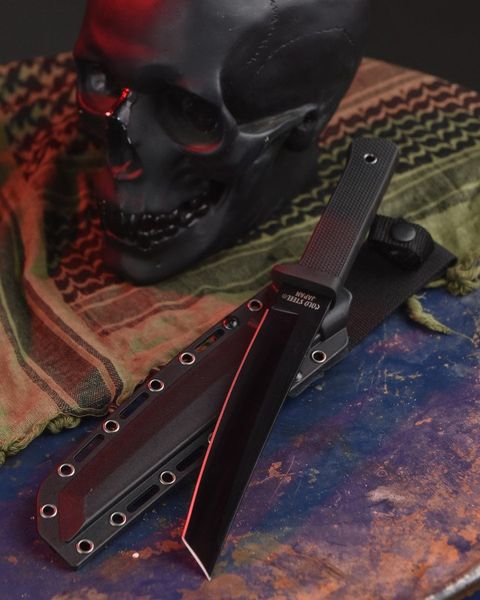 Ніж мисливський тактичний туристичний Tanto black 13881 фото