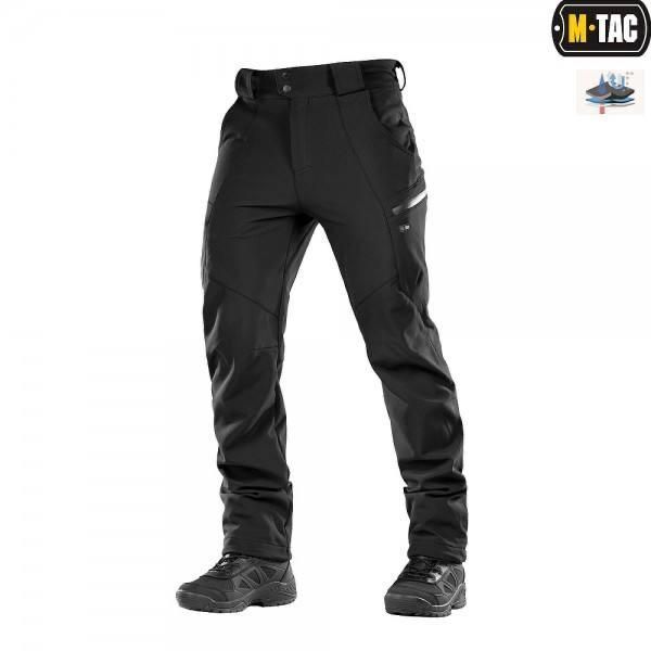 M-Tac штани Soft Shell Winter Black 04177-XS фото