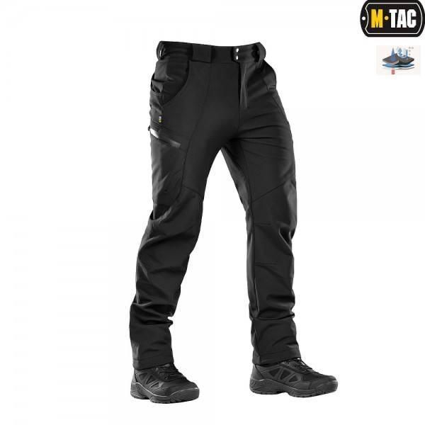M-Tac штани Soft Shell Winter Black 04177-XS фото