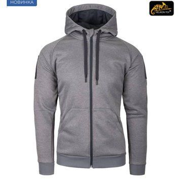 Толстовка на блискавці Helikon-Тех Urban Tactical Hoodie&reg; - Поліестер - Сірий меланж 01478-3XL фото