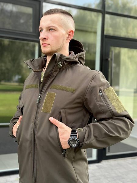 куртка Софтшел олива B&L 00054-64 фото