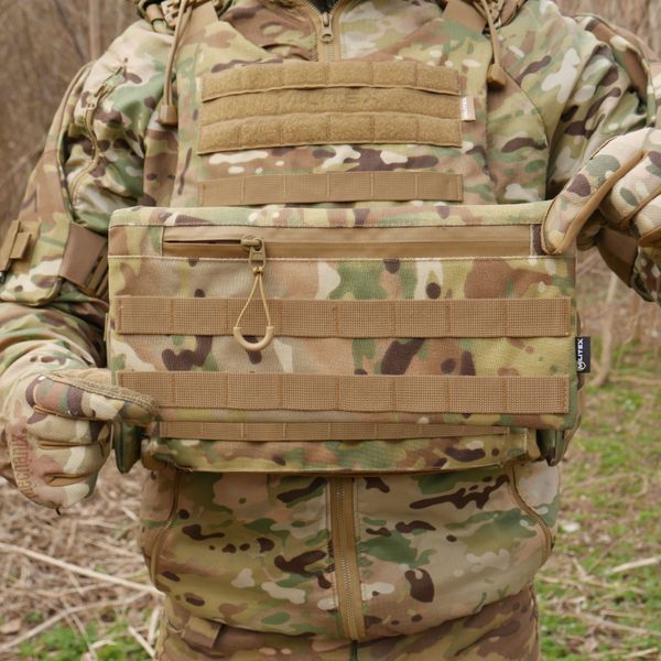 Захист живота (кишківник) Kiborg з балістичним пакетом 1 клас захисту Militex Multicam 17001 фото