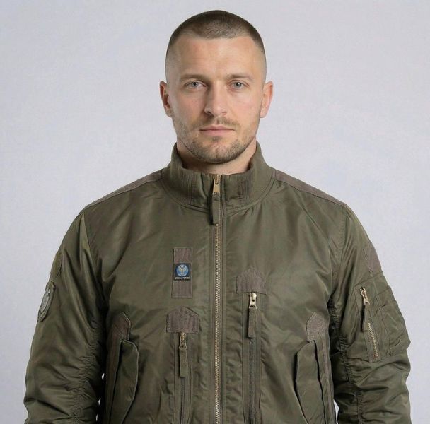 Бомбер льотний олива AIR Forces Olive 00695-4xl фото