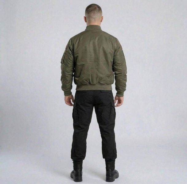 Бомбер льотний олива AIR Forces Olive 00695-4xl фото