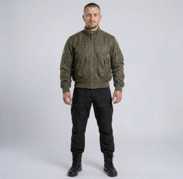 Бомбер льотний олива AIR Forces Olive 00695-4xl фото