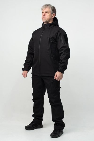 Утеплені Військові штани Soft Shell Military Black 02608-4XL фото