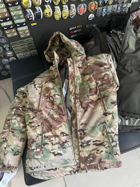 Куртка зимова SoftShel V&T олива 01906-60 фото