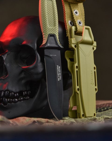 оригінальний ніж Ніж Gerber Strongarm Fixed Blade oliva 13264 фото