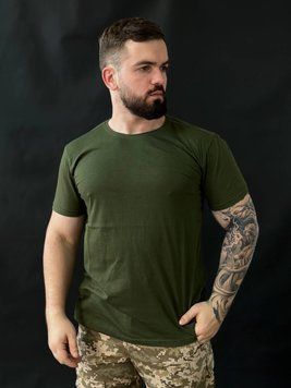 Бойова футболка х/б V~T олива 01585-60 фото