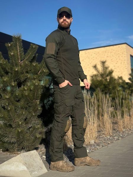 Убакс олива Military CollPass Olive , Військова сорочка . 00018-56 фото